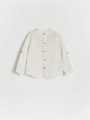 Zdjęcie produktu Reserved - Koszula w kratę - złamana biel
