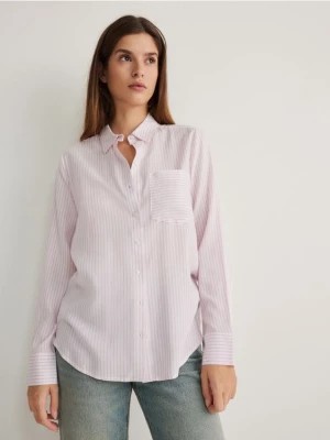 Zdjęcie produktu Reserved - Koszula w paski - różowy