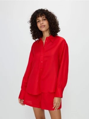 Zdjęcie produktu Reserved - Koszula z lnem - czerwony