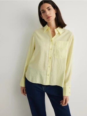 Zdjęcie produktu Reserved - Koszula z modalem - jasnożółty