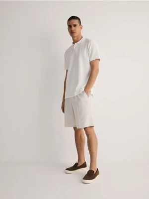 Zdjęcie produktu Reserved - Koszulka polo regular fit - biały