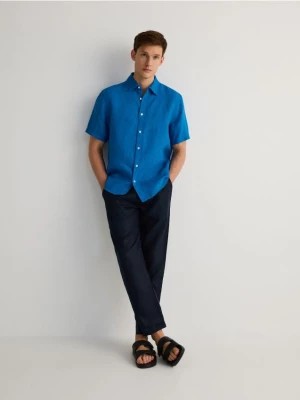 Zdjęcie produktu Reserved - Lniana koszula comfort fit - niebieski