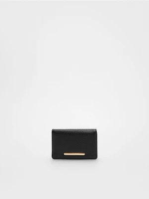 Zdjęcie produktu Reserved - Mały portfel z imitacji skóry - czarny