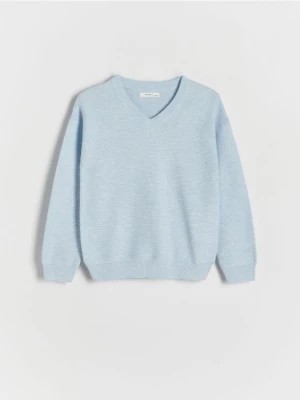 Zdjęcie produktu Reserved - Melanżowy sweter - jasnoniebieski