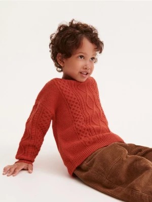 Zdjęcie produktu Reserved - Melanżowy sweter oversize - czerwony