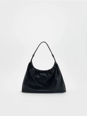 Zdjęcie produktu Reserved - Miękka torebka na ramię - czarny