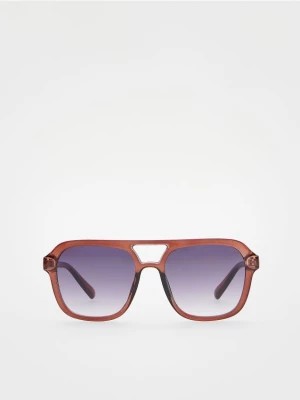 Zdjęcie produktu Reserved - Okulary przeciwsłoneczne AVIATOR - brązowy