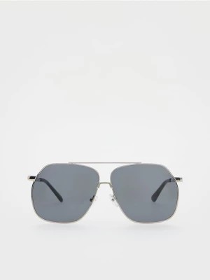 Zdjęcie produktu Reserved - Okulary przeciwsłoneczne AVIATOR - srebrny