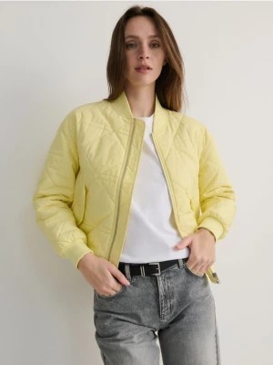Zdjęcie produktu Reserved - Pikowana kurtka z bawełny - jasnożółty