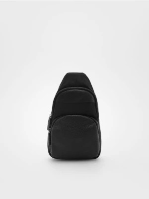 Zdjęcie produktu Reserved - Plecak z łączonych materiałów - czarny