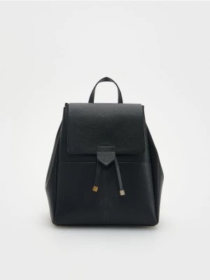 Zdjęcie produktu Reserved - Plecak z troczkami - czarny