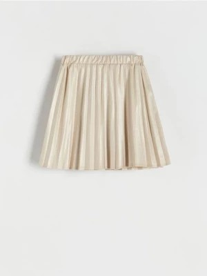 Zdjęcie produktu Reserved - Plisowana spódniczka - złamana biel