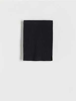 Zdjęcie produktu Reserved - Prążkowana spódnica - czarny