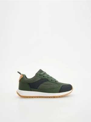 Zdjęcie produktu Reserved - Sneakersy z siateczką mesh - zielony