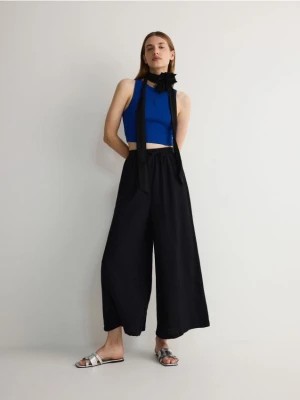 Zdjęcie produktu Reserved - Spodnie culotte - czarny