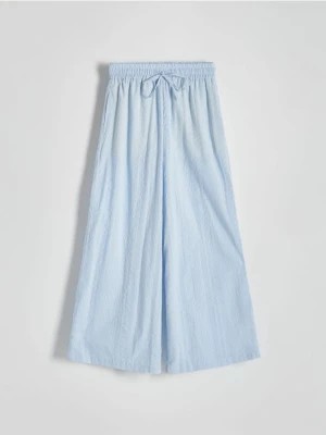 Zdjęcie produktu Reserved - Spodnie culotte - jasnoniebieski