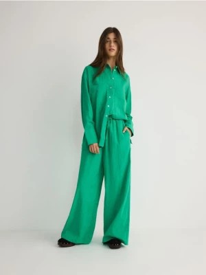 Zdjęcie produktu Reserved - Spodnie culotte - zielony