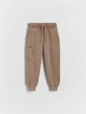 Zdjęcie produktu Reserved - Spodnie jogger - brązowy