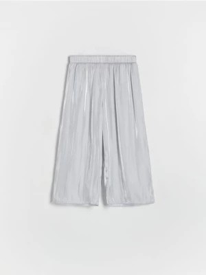 Zdjęcie produktu Reserved - Spodnie z połyskiem - jasnoszary