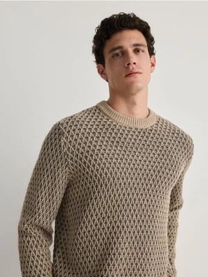 Zdjęcie produktu Reserved - Strukturalny sweter - beżowy
