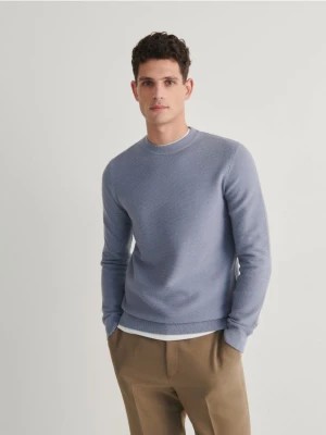Zdjęcie produktu Reserved - Strukturalny sweter - jasnoniebieski