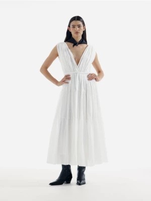 Zdjęcie produktu Reserved - Sukienka maxi - złamana biel