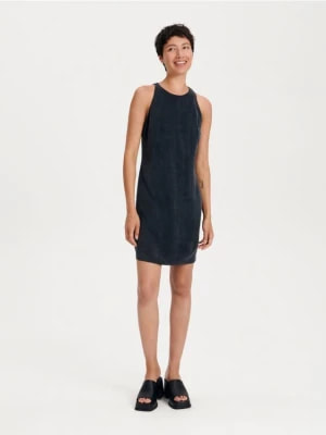Zdjęcie produktu Reserved - Sukienka mini z lyocellem - czarny