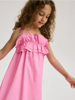 Zdjęcie produktu Reserved - Sukienka na ramiączkach - różowy