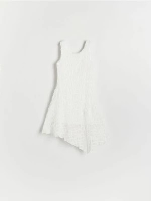 Zdjęcie produktu Reserved - Sukienka z asymetrycznym dołem - biały