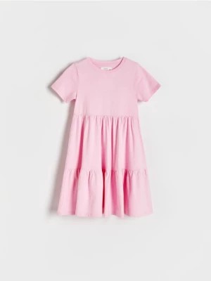 Zdjęcie produktu Reserved - Sukienka z bawełny - różowy
