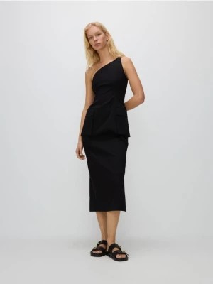 Zdjęcie produktu Reserved - Sukienka z kieszeniami cargo - czarny