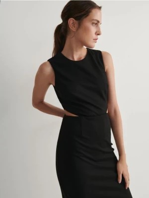 Zdjęcie produktu Reserved - Sukienka z wycięciem - czarny