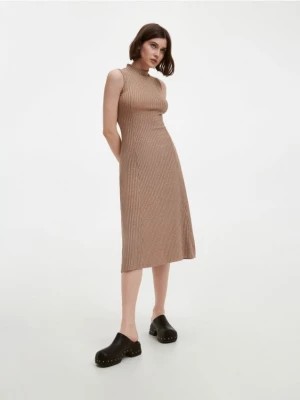 Zdjęcie produktu Reserved - Sukienka ze stójką - beżowy