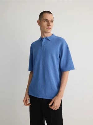 Zdjęcie produktu Reserved - Sweter polo - jasnoniebieski