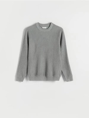 Zdjęcie produktu Reserved - Sweter w prążek - szary