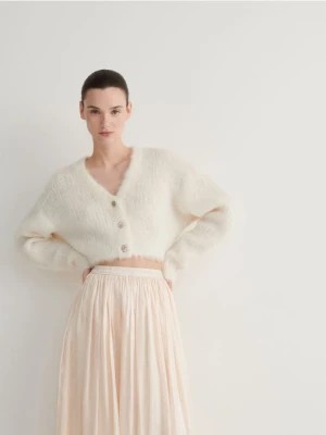 Zdjęcie produktu Reserved - Sweter z alpaką - biały