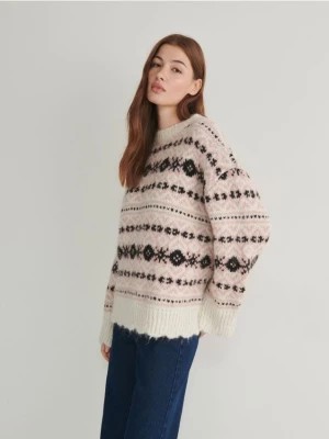 Zdjęcie produktu Reserved - Sweter z domieszką wełny - wielobarwny