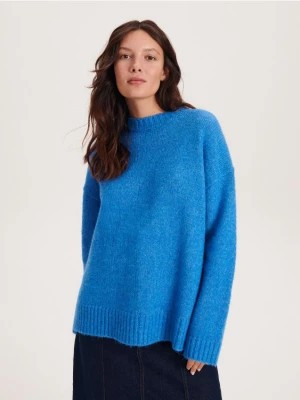 Zdjęcie produktu Reserved - Sweter z domieszką wełny - niebieski