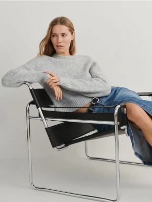 Zdjęcie produktu Reserved - Sweter z miękkiej dzianiny - jasnoszary