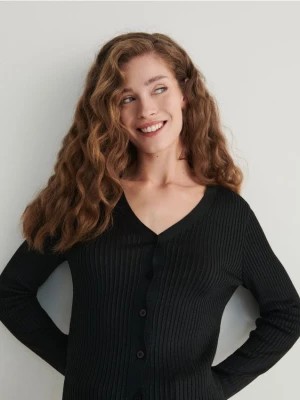 Zdjęcie produktu Reserved - Sweter z wiskozą - czarny