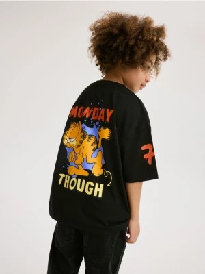 Zdjęcie produktu Reserved - T-shirt oversize Garfield - czarny