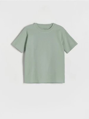 Zdjęcie produktu Reserved - T-shirt oversize - jasnozielony