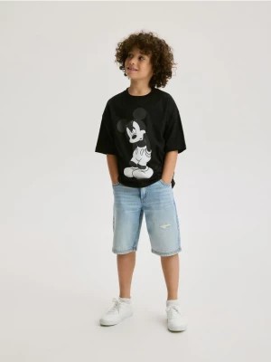 Zdjęcie produktu Reserved - T-shirt oversize Mickey Mouse - czarny