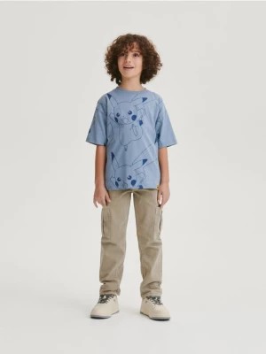 Zdjęcie produktu Reserved - T-shirt oversize Pokémon - niebieski