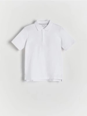 Zdjęcie produktu Reserved - T-shirt polo - biały