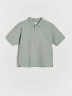 Zdjęcie produktu Reserved - T-shirt polo - jasnozielony