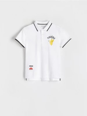 Zdjęcie produktu Reserved - T-shirt polo Pokémon - biały