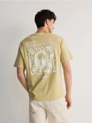 Zdjęcie produktu Reserved - T-shirt relaxed fit - oliwkowy