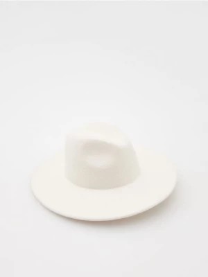 Zdjęcie produktu Reserved - Wełniany kapelusz - złamana biel