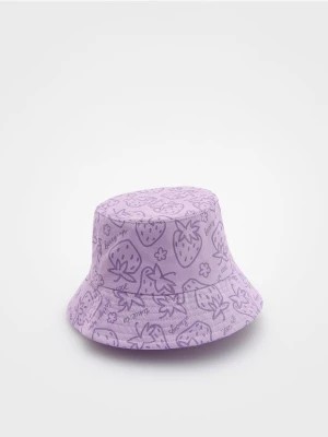 Zdjęcie produktu Reserved - Wzorzysty bucket hat - lawendowy